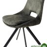 Стул FIELD DARK GREEN поворот.180 град. велюр 