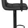 Стул барный KRUGER ARM BLACK (серый велюр (MJ9-75))