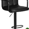 Стул барный KRUGER ARM BLACK (серый велюр (MJ9-75))