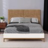 Кровать с мягкой спинкой BR208W White