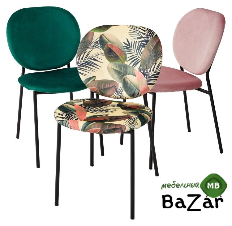 Стул MOD G062-78 розовый, велюр