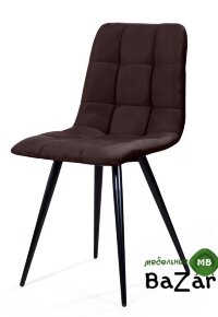 Стул CHILLI-Q графит #14, велюр / черный каркас Стул CHILLI-Q графит #14, велюр / черный каркас