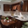 Кухня угловая Ада орех Караваджо (Ю)