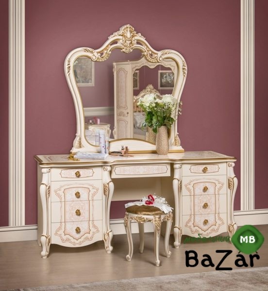 Спальня «Ларина» беж шелкография 