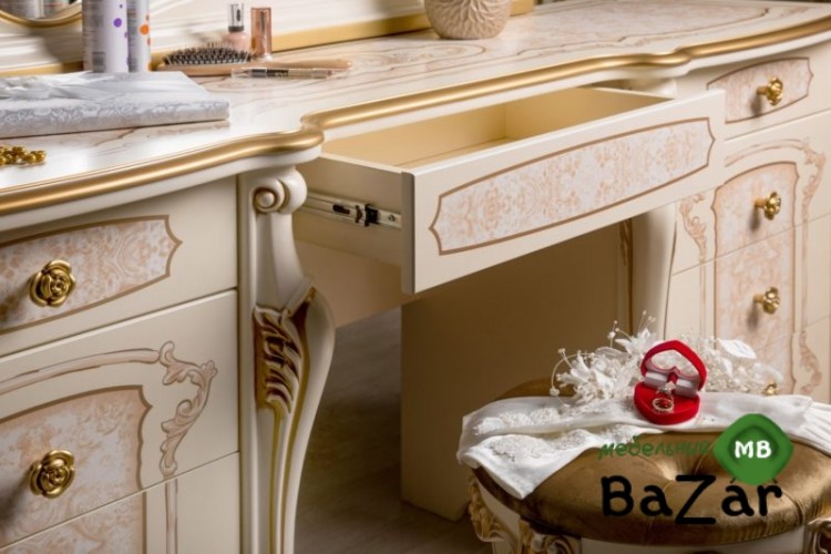 Спальня «Ларина» беж шелкография 