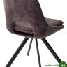 Стул FIELD DARK GREY поворот.180 град. велюр 
