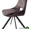 Стул FIELD DARK GREY поворот.180 град. велюр 