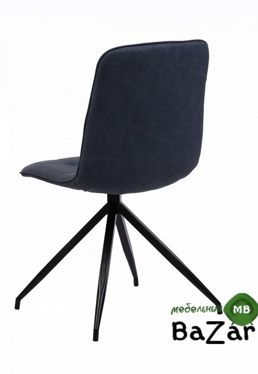 Стул RIMINI RU-03 PU синяя сталь, экокожа