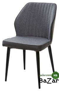 Стул SEATTLE TRF-09 серый кварц, ткань/ RU-08 антрацит, PU Стул SEATTLE TRF-09 серый кварц, ткань/ RU-08 антрацит, PU