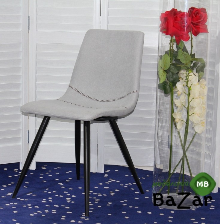 Стул PADOVA UF860-02B серо-голубой, ткань