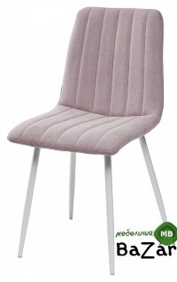 Стул DUBLIN UF860-04B сиреневый, ткань/белый каркас
