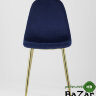 Стул Валенсия велюр синий золотые ножки Стул Валенсия велюр синий золотые ножки