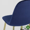 Стул Валенсия велюр синий золотые ножки Стул Валенсия велюр синий золотые ножки