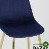 Стул Валенсия велюр синий золотые ножки Стул Валенсия велюр синий золотые ножки