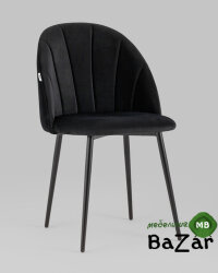 Стул Логан велюр черный Стул Логан велюр черный