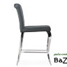 Барный стул Joan dark grey / steel
