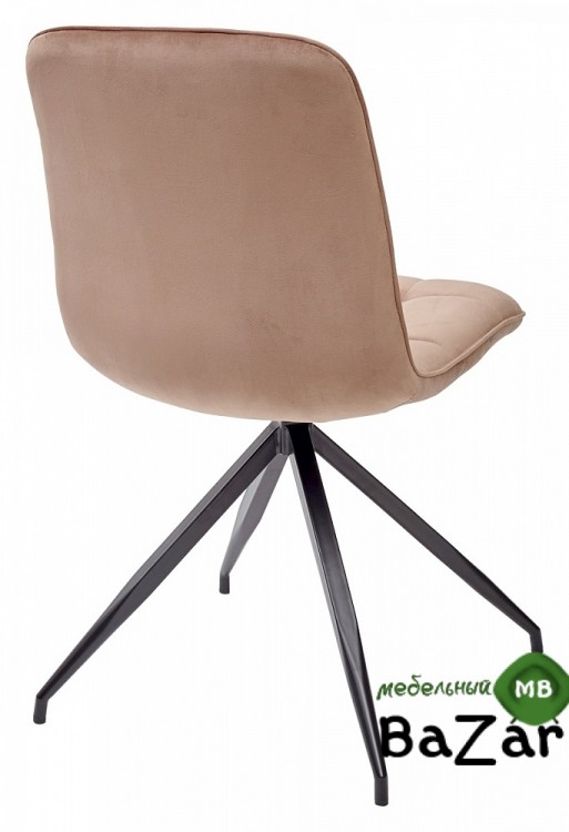 Стул RIMINI светло-коричневый, велюр G108-75