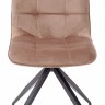 Стул RIMINI светло-коричневый, велюр G108-75