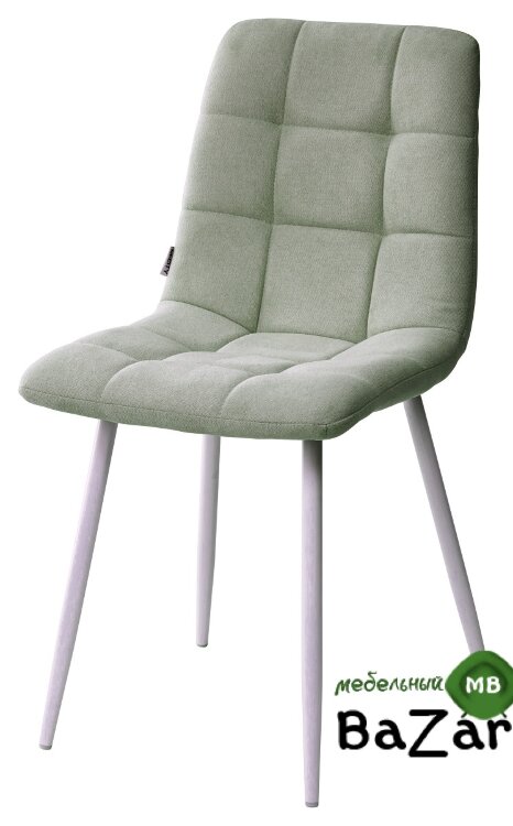 Стул CHILLI UF860-11B мятный, ткань/ белый каркас
