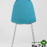 Стул Валенсия велюр темно-бирюзовый хромированные ножки Стул Валенсия велюр темно-бирюзовый хромированные ножки
