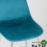 Стул Валенсия велюр темно-бирюзовый хромированные ножки Стул Валенсия велюр темно-бирюзовый хромированные ножки