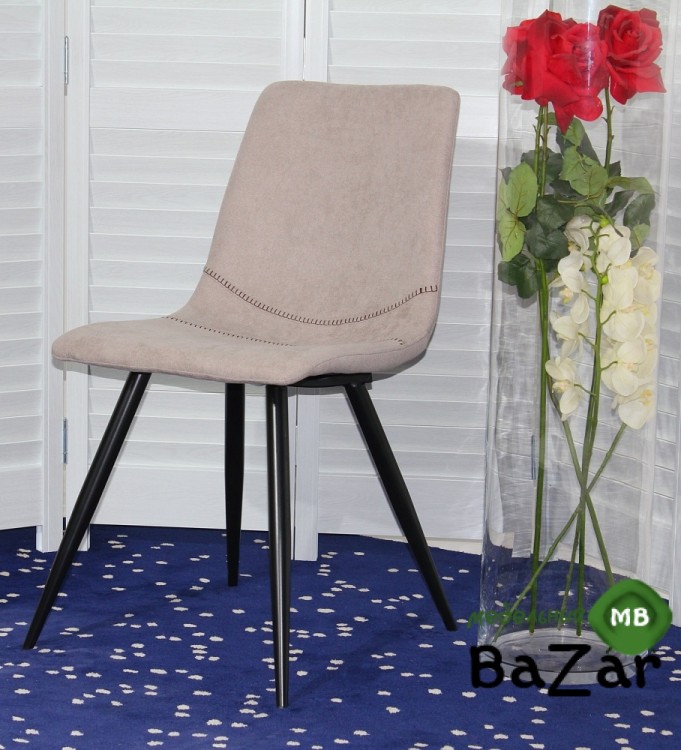 Стул PADOVA UF860-06B серо-бежевый, ткань