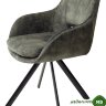 Стул FLOOD DARK GREEN поворот.180 град. велюр 