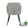 Кресло OKAY8709 черный, меланж серый grey STITCH