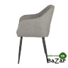 Кресло OKAY8709 черный, меланж серый grey STITCH