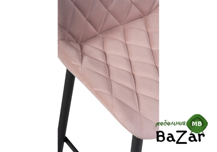 Барный стул Баодин К Б/К розовый / черный