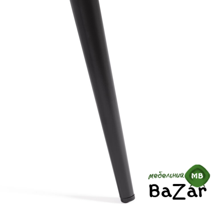 Стул ABRUZZO (mod. 8060) металл/вельвет бежевый (HLR 8)/черный