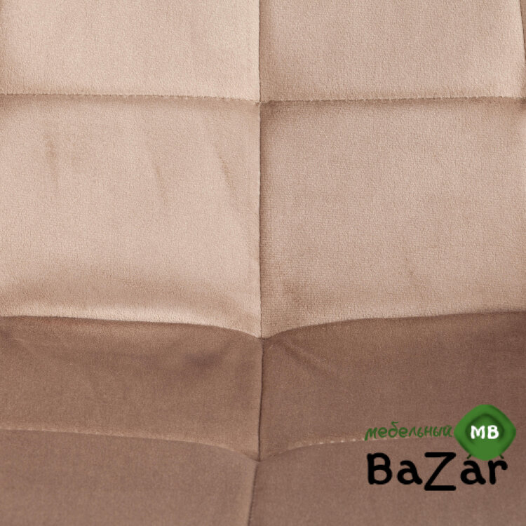 Стул ABRUZZO (mod. 8060) металл/вельвет бежевый (HLR 8)/черный