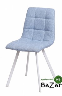 Стул CHILLI SQUARE TRF-10 небесно-голубой, ткань/ белый каркас Стул CHILLI SQUARE TRF-10 небесно-голубой, ткань/ белый каркас