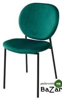 Стул MOD G062-18 зеленый, велюр