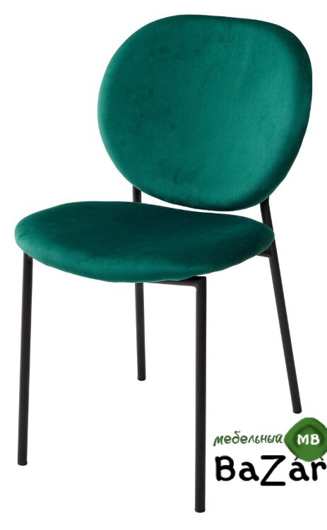 Стул MOD G062-18 зеленый, велюр