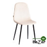 Стул BREEZE (mod. JSC-58) Велюр/металл beige (бежевый) HLR2 / черный