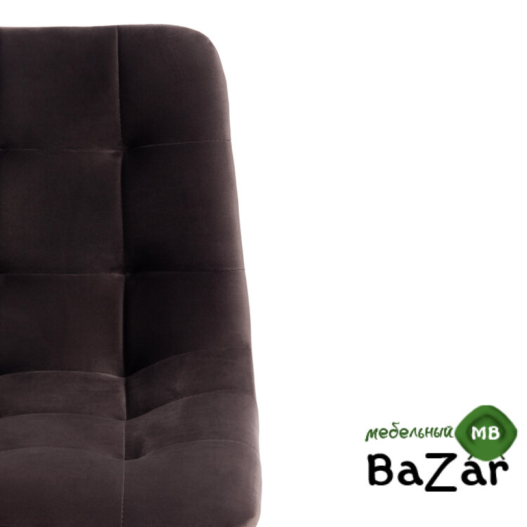 Стул CHILLY (mod. 7095-1) темно-серый barkhat 14/белый