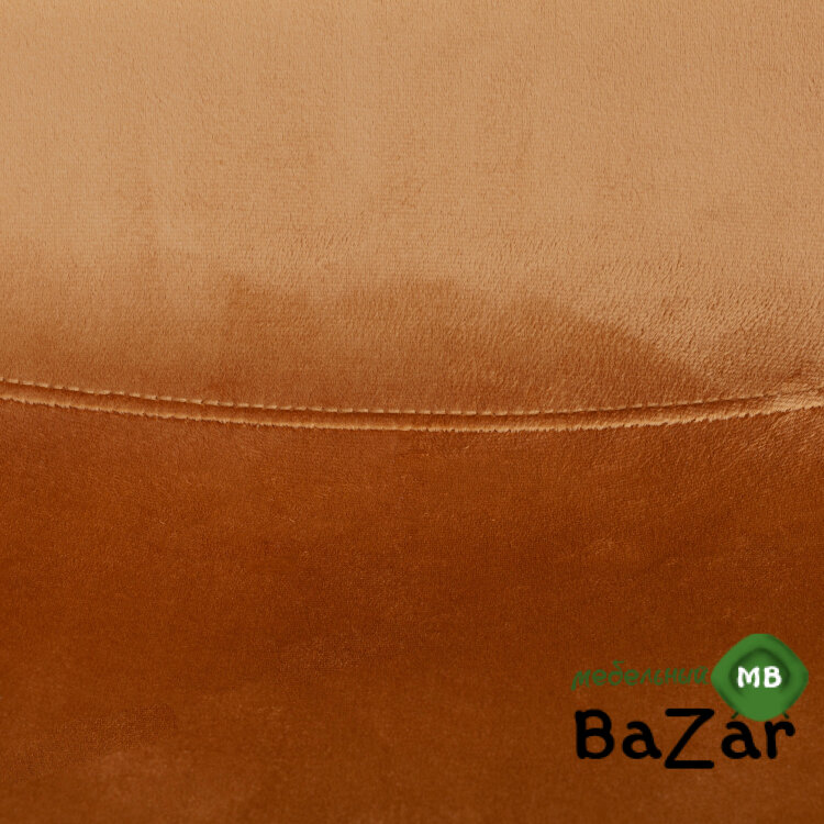 Стул BREEZE (mod. JSC-58) Велюр/металл brown (коричневый) HLR12 / черный