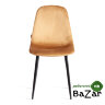 Стул BREEZE (mod. JSC-58) Велюр/металл brown (коричневый) HLR12 / черный
