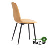 Стул BREEZE (mod. JSC-58) Велюр/металл brown (коричневый) HLR12 / черный