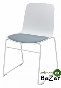 Стул COOL F10D WHITE - BLUE