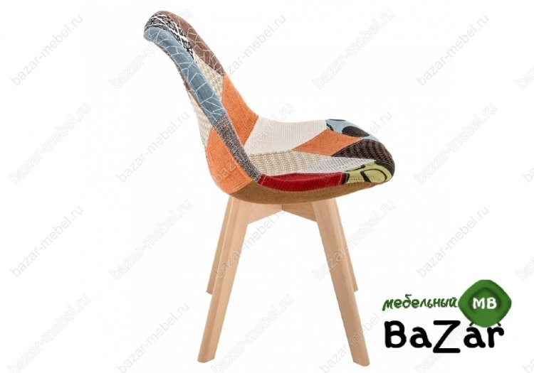 Деревянный стул Mille fabric multicolor