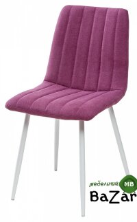 Стул DUBLIN UF860-15B сияющая орхидея, ткань/белый каркас 