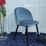 Стул MELODY пудровый синий, велюр G108-56