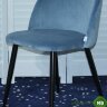 Стул MELODY пудровый синий, велюр G108-56