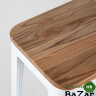 Стул барный TOLIX WOOD белый глянцевый