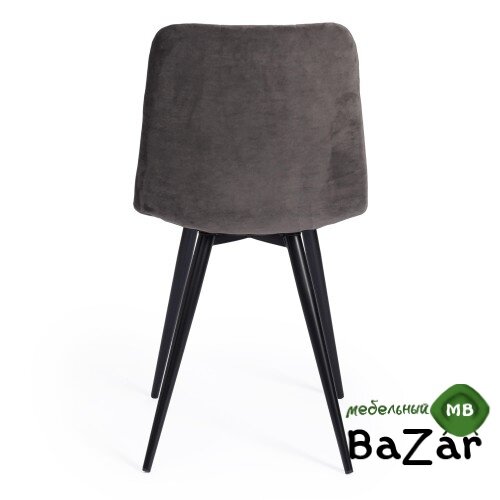 Стул CHILLY (mod. 7095-1) темно-серый barkhat 14/черный