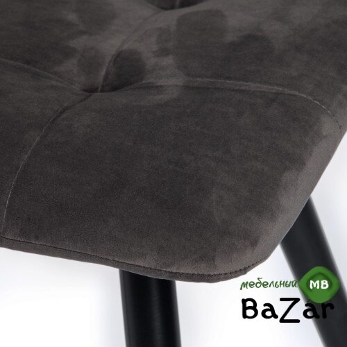 Стул CHILLY (mod. 7095-1) темно-серый barkhat 14/черный