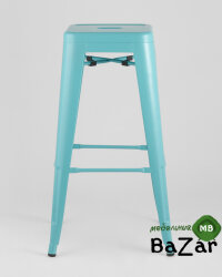 Стул барный TOLIX голубой матовый