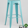 Стул барный TOLIX голубой матовый